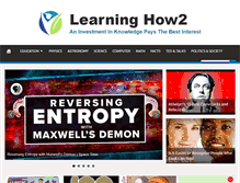 Tablet Screenshot of learninghow2.com